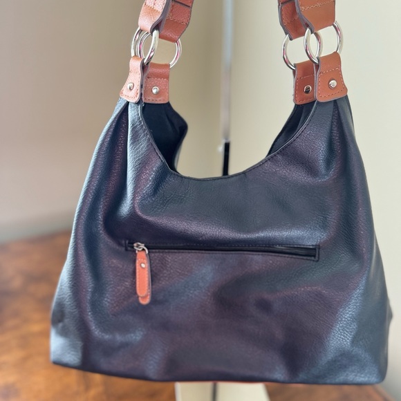 ROSETTI Two-Toned Black and Brown OTS Large Bag Like New! - Picture 2 of 10